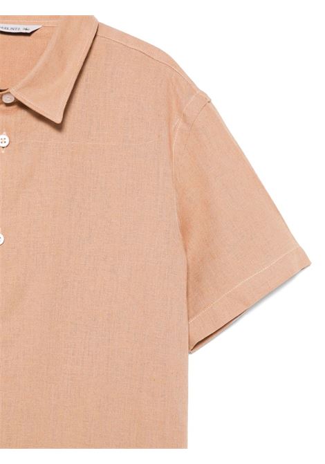 Camicia con ricamo misto lino MANUEL RITZ | MR3045CAMM